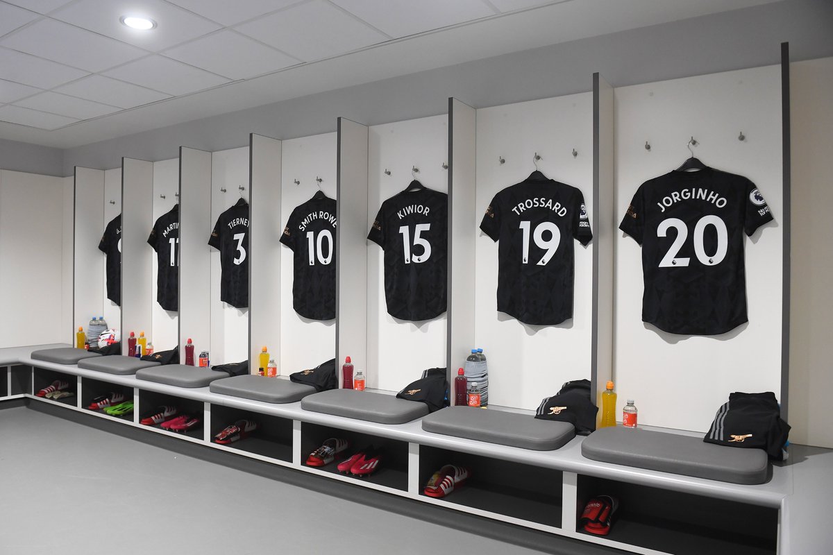 A look inside the away dressing room ⚡️