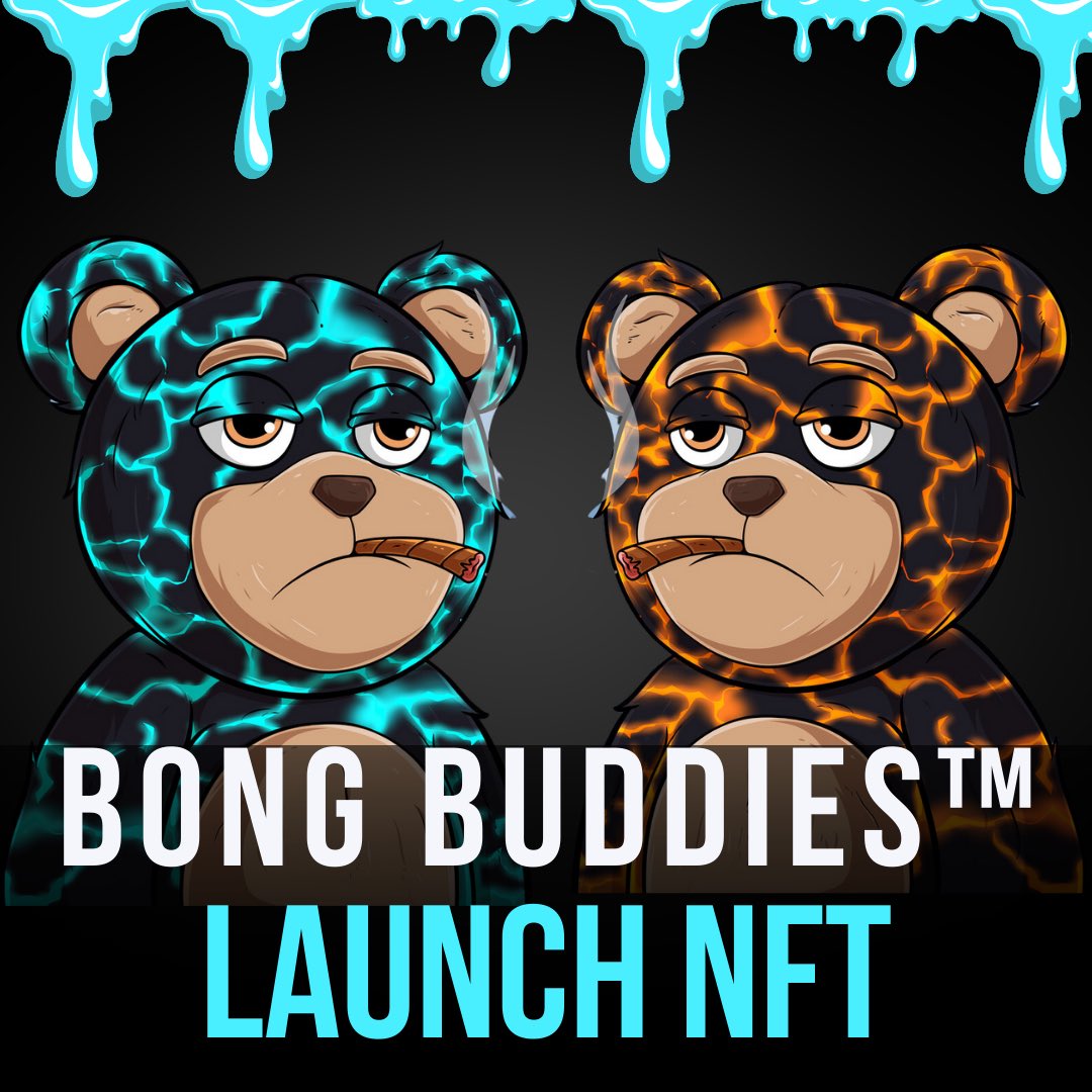 Bong Buddies NFT Giveaway 🐻🌿

Picking 2 Winners 

1️⃣ Follow <a href="/TheBongBuddies/">Bong Buddies™</a> 
2️⃣ Like &amp; Retweet 
3️⃣ Tag 3 Buddies 💨

Must be in the Discord ⬇️ 
discord.gg/jZqRvqSePR

#BongBuddies