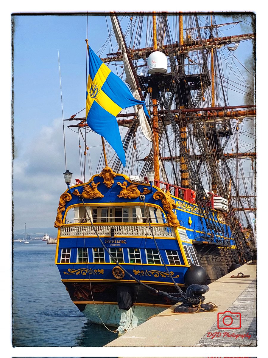 The beauty that is the Götheborg of Sweden.

Well worth seeing and visiting! Safe travels to their crew. Their customer Service is absolutely top notch too. 

#Gibraltar #VisitGibraltar #Ships #Gotheborg #Sweden #Instalike #OneOfMyOwn #Framed #DJDPhotography