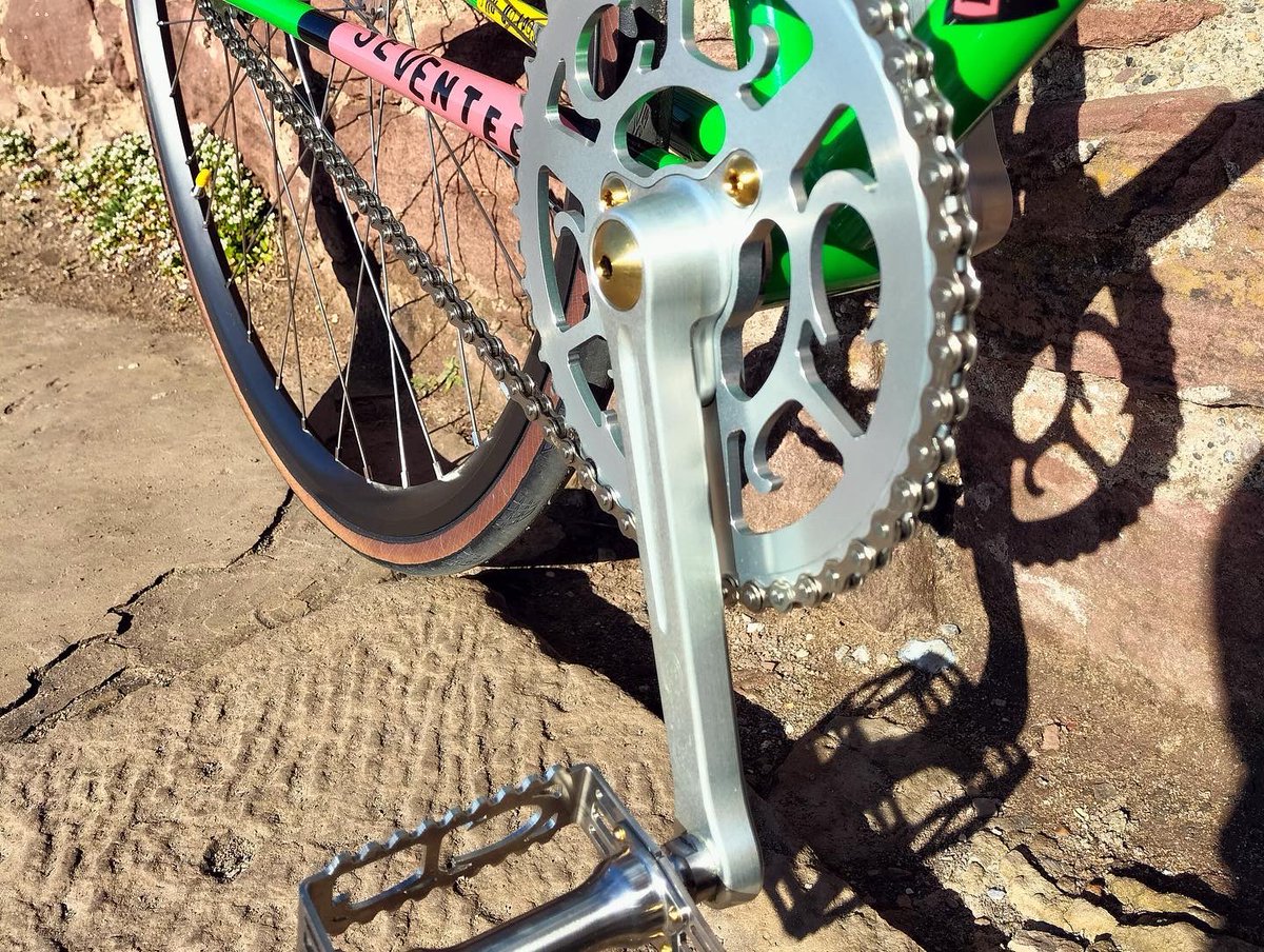 chaterlea's tweet photo. We always love to see how people build around C-L components. Here is Paul’s wonderful custom build out on Scotland’s East Coast. #cycling #betterthanever #scotland #Easter2023 https://t.co/wCpAA7UWdv