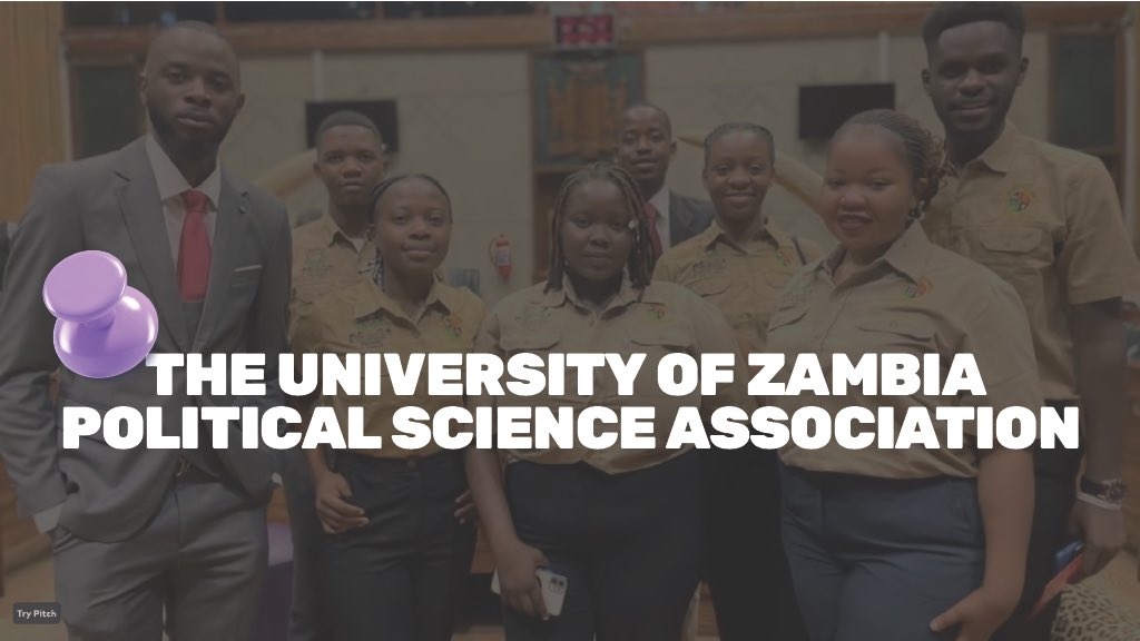 unzaposa's tweet photo. The University of Zambia Political Science Association (UNZAPOSA) is a group of students in the fields of Political Science, International Relations, Peace and Security and any other governance program at the University of Zambia
@Shipululo @LauraMiti @HHichilema https://t.co/j61gN9UiX8