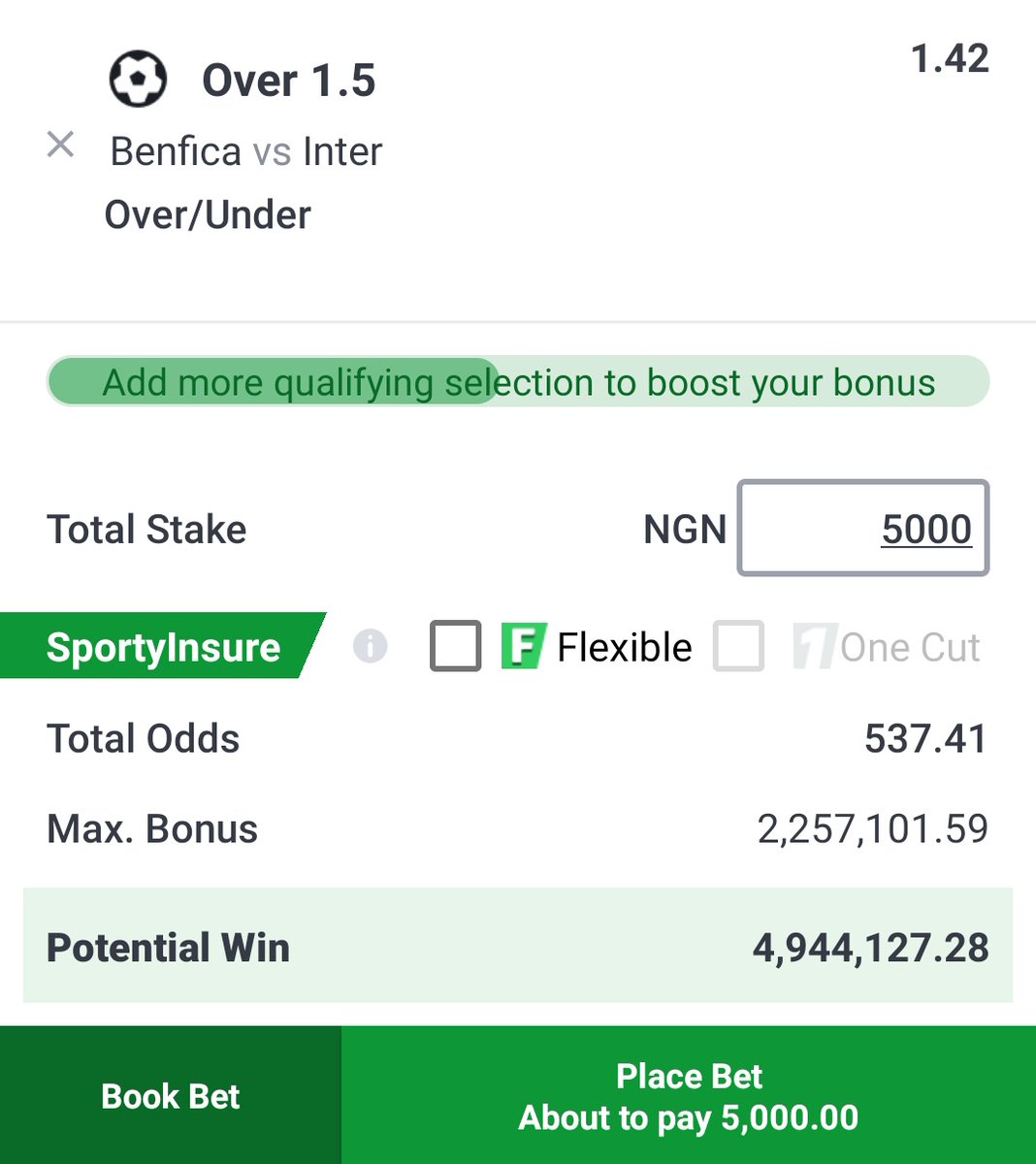 mrgnsports's tweet photo. Only an unfortunate team can cut this over 1.5 selections honestly!

BOOKING CODE 👉 https://t.co/tqgXURmyDU https://t.co/yzI8w7k5Fo