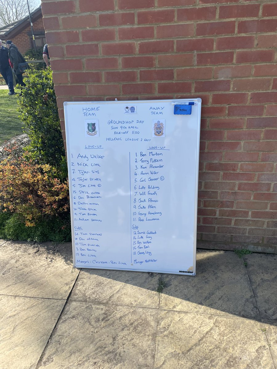 oldcasual1871's tweet photo. @watlingtontown 0 @NewburyTownFC 1. Well taken goal by Newbury (7) Will Frank after a good ball in (11) https://t.co/xISsGmKT4H
