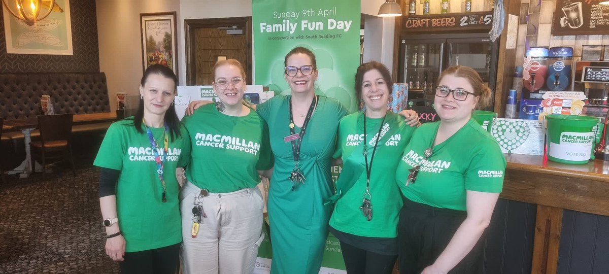 VickyCrossRDG's tweet photo. Today is all about MacMillan Cancer Support 💚💚💚 come join the team and help us support such an amazing charity 😊 https://t.co/3cAHy2On5w