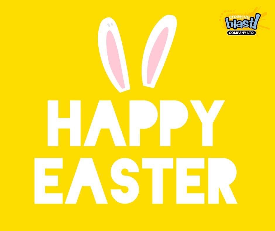 CreativeBlastCo's tweet photo. Happy Easter and Happy Sunday! 🌸

Celebrating or not, we hope you are having a lovely weekend.

See you soon! 
CB 💛

#easter2023 #thurrock https://t.co/o7OWqPpSmQ
