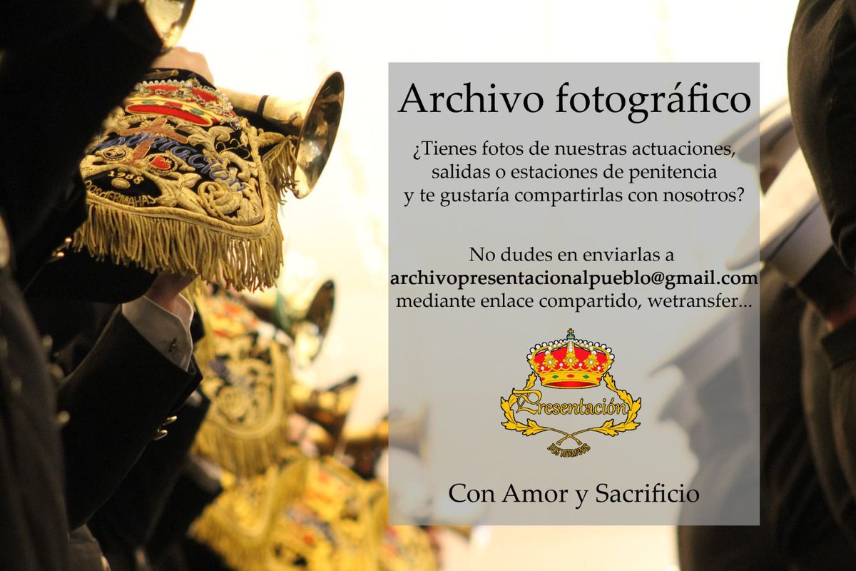 𝑳𝒂 𝑽𝒊𝒅𝒂 𝒔𝒐𝒏 𝑹𝑬𝑪𝑼𝑬𝑹𝑫𝑶𝑺.
¿Tienes momentos Capturados con tu 📸 cámara?

ℹ️Te dejamos aquí la información necesaria para que nos las hagas llegar.

Archivopresentacionalpueblo@gmail.con

#35presentacion #SS2023 #amorysacrificio