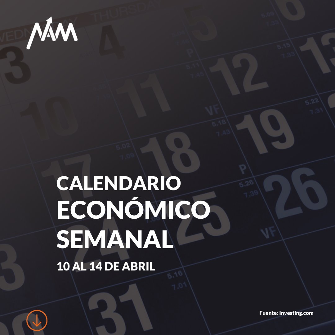 Namtechglobal's tweet photo. En Namtech te mantenemos informado de las noticias más importantes y con mayor posibilidad de impacto para los principales pares de monedas. Queremos compartir contigo el Calendario Económico  del 10 al 14 de Abril, que viene con varios anuncios importantes de tipos de interés. https://t.co/U8SWOxOYWu