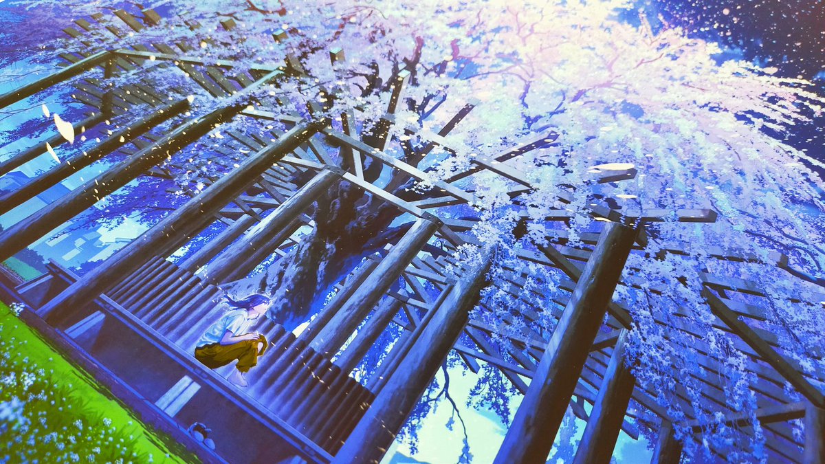 四季を一度に眺望」をコンセプトに4枚で完成する作品を作りました。今