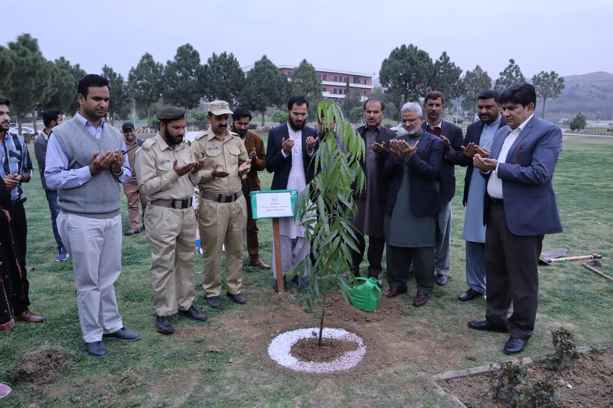 OfficialHITEC's tweet photo. Tree Plantation Drive
Character Building Society in collaboration with Punjab Forest department,taxila range, Rawalpindi South conducted a plantation drive. The Honorable Vice Chancellor inaugurated this drive by planting a tree. https://t.co/9RaCJj4Knk
