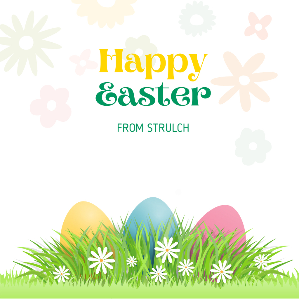 Strulchmulch's tweet photo. Happy Easter from Strulch! 🐰🌷🥕 Wishing you a day filled with love, laughter, and lots of chocolate! 🐣🍫 https://t.co/o1pFgHuADe https://t.co/tRhWajIgfs
