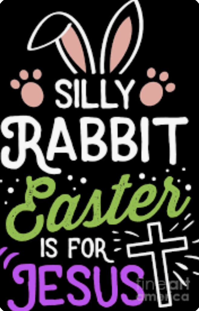 A little Easter humour this morning 🐰 Happy Easter to all those who are celebrating today! #PoorTrix #EasterBunny #Jesushasrisen #JesusIsTheReasonForTheSeason #JesusIsLord  #Easter2023