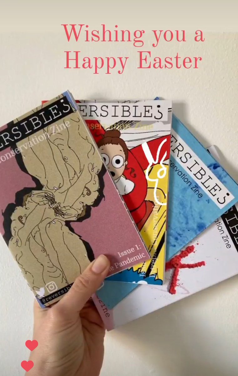 ReversibleZine's tweet photo. Happy Easter x
#conservation #reversible #reversiblezine #heritage #museums #archives #conservators #HappyEaster https://t.co/x6jYsfu3bp