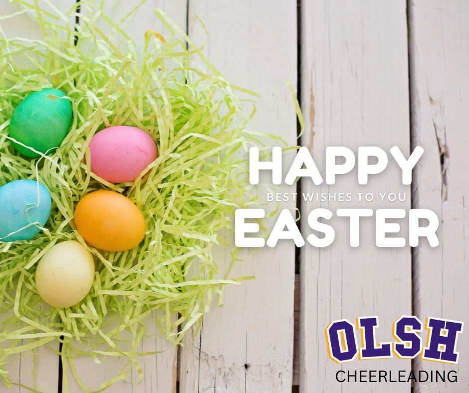 OLSHCheer's tweet image. Wishing you a blessed Easter filled with love, peace and cheer! May this Easter bring you new hope, new faith, and new beginnings. ✝️🐰🥚