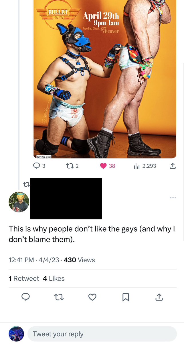puptusk's tweet photo. Awww. I feel so special! I got my first hater! 🥰🥰🥰 
Can’t help but wonder why diaper boys were on their page🧐🤔
All the same, let’s kill them with love!!! 
Fun fact I’m pansexual👀 https://t.co/VOi9RogEJY