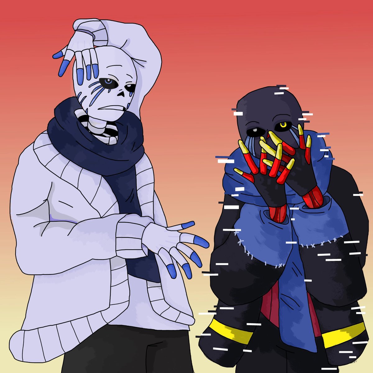 kydeees's tweet photo. Gloomy guys!

#undertale #undertale_au
#errorsans https://t.co/dIuHfdy8v4