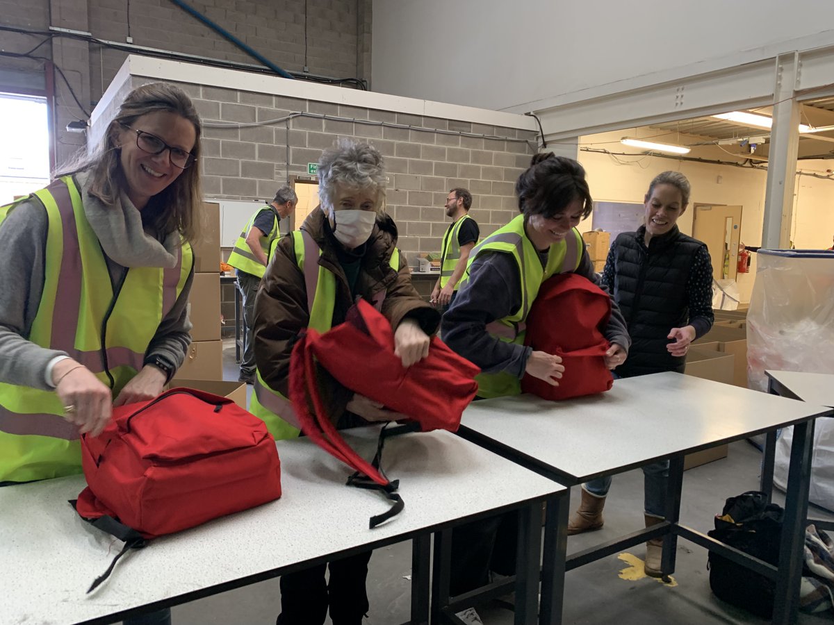 LittleToller's tweet photo. Exactly a year ago with the help of 250 incredible volunteers we packed 10,000 backpacks for Ukrainian Children displaced &amp; homeless because of the war. 

The best of humanity was in that warehouse. It was exhausting, extraordinary, hopeful. It changed my life. 

Happy Easter! https://t.co/czDE6XBrlS