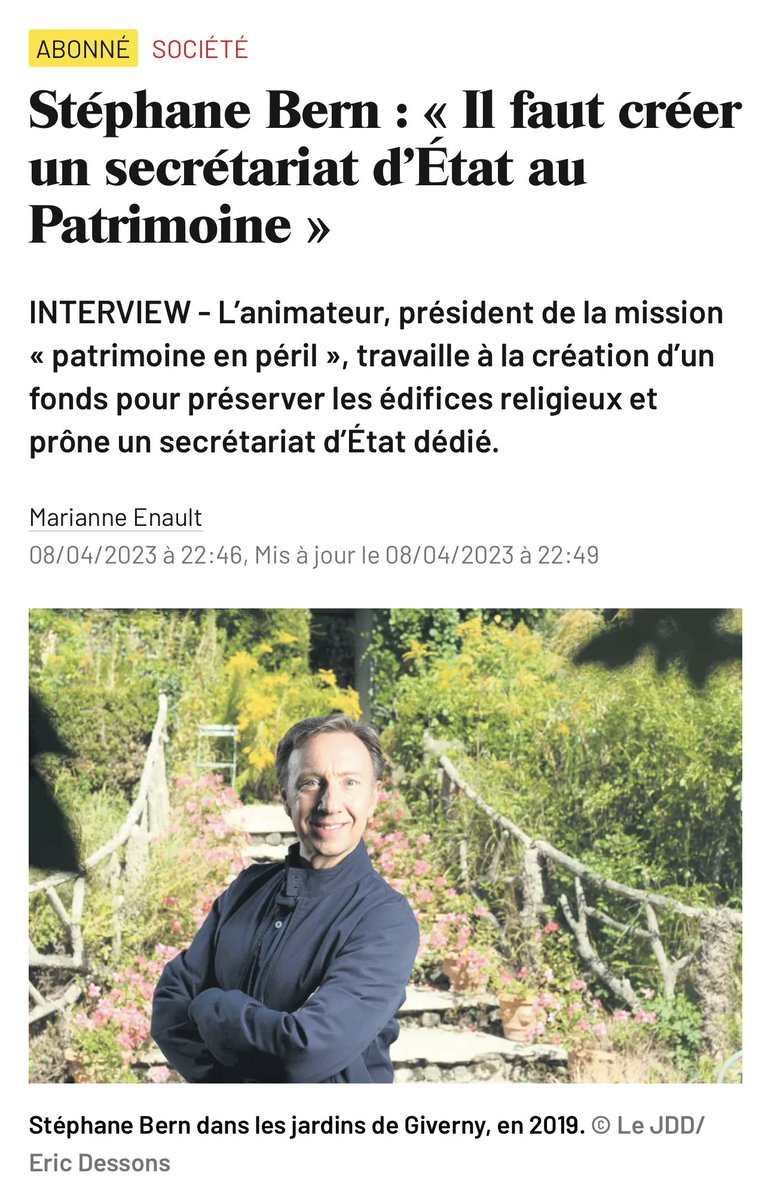 JPatrierLeitus's tweet photo. ⛪️ Il est urgent de sauver notre patrimoine religieux qui est l’âme et l’identité de notre pays.
✅Il participe au développement économique de la France.
✅Il contribue également à son attractivité touristique.
Merci à @bernstephane de ce rappel salutaire.
https://t.co/wMU6vUMbt2 https://t.co/2iYUoiCyve