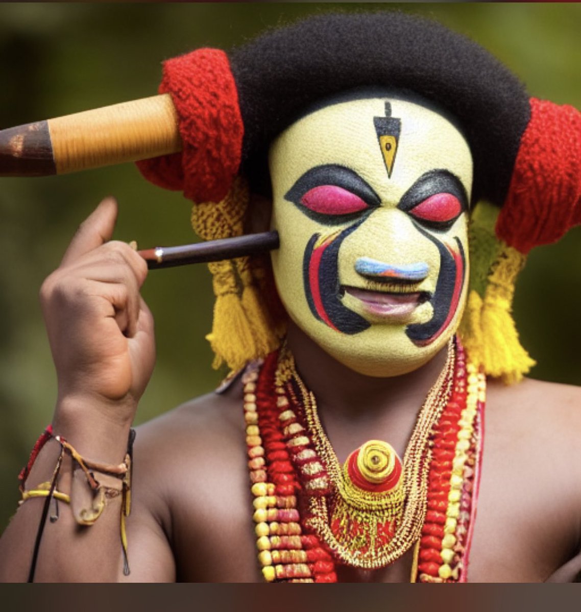 AntTarmy's tweet photo. Xochipilli, the Aztec deity, was known as the 'Prince of flowers', reflecting his association with beauty, pleasure, and fertility. As a symbol of nature's power, he was invoked in rituals and ceremonies to celebrate life's cycles and bring beauty to the earth. #AztecReligion https://t.co/sQbwnEpJ1l