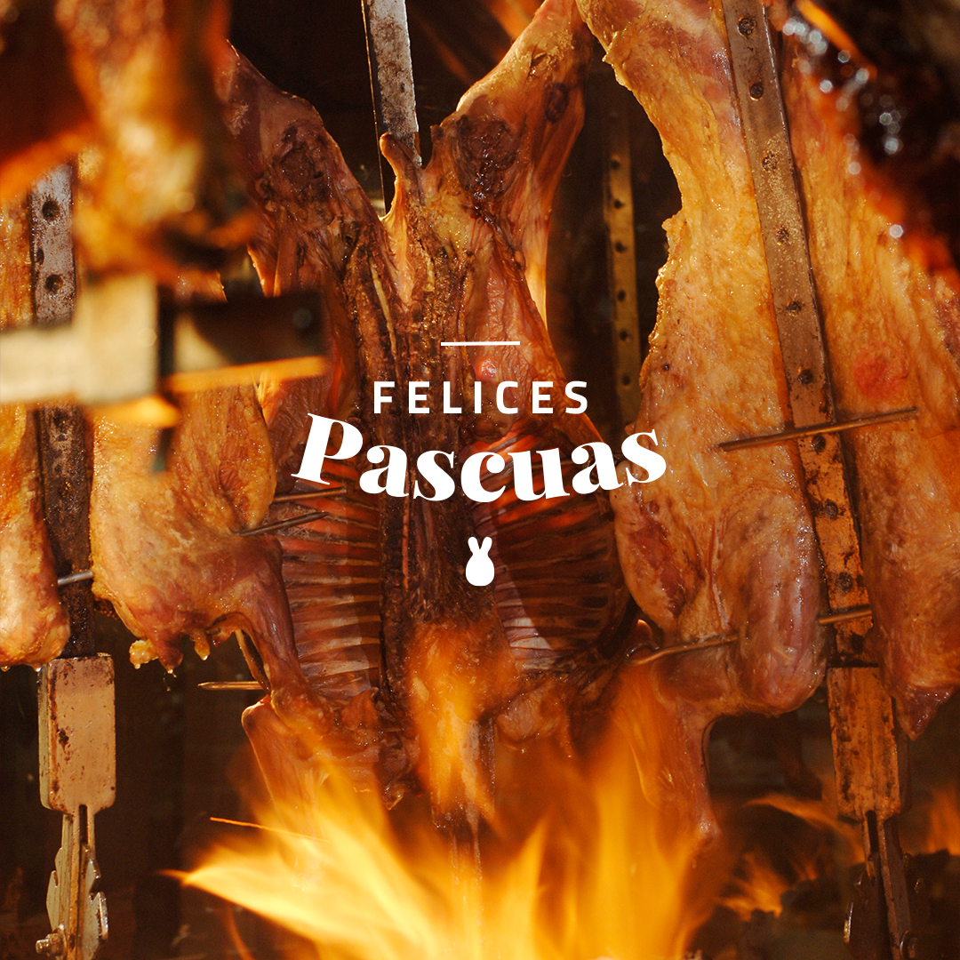 🐰 ¡Felices Pascuas! 

👉 Nuestra recomendación para celebrar este día de la mejor manera: cordero al asador criollo. 

🔥 Estilo Campo, en el puerto, el campo. ⚓