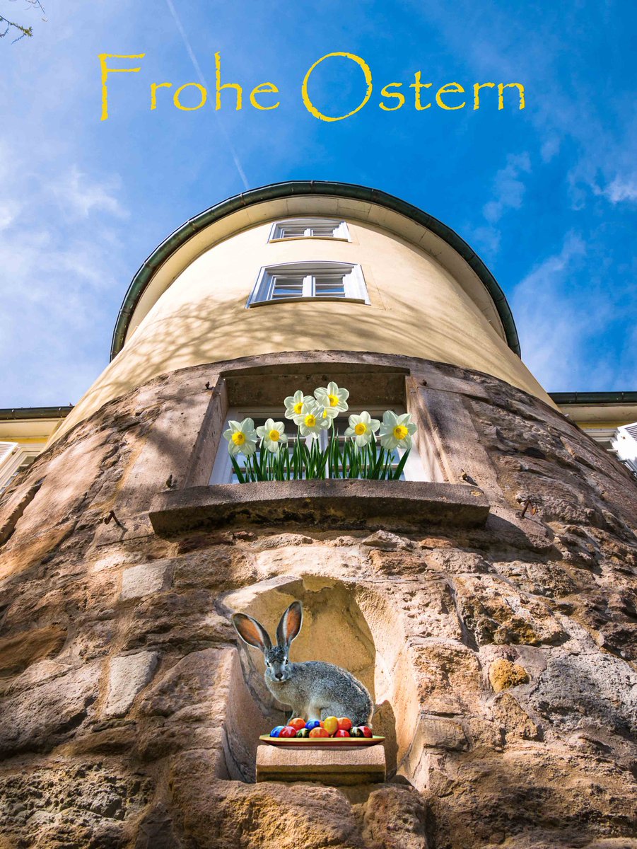 Für euch haben wir heute den Hölderlinturm verziert! Frohe Ostern und herzlich Grüße aus Tübingen! 
#Ostersonntag #visittuebingen #weAreGermany