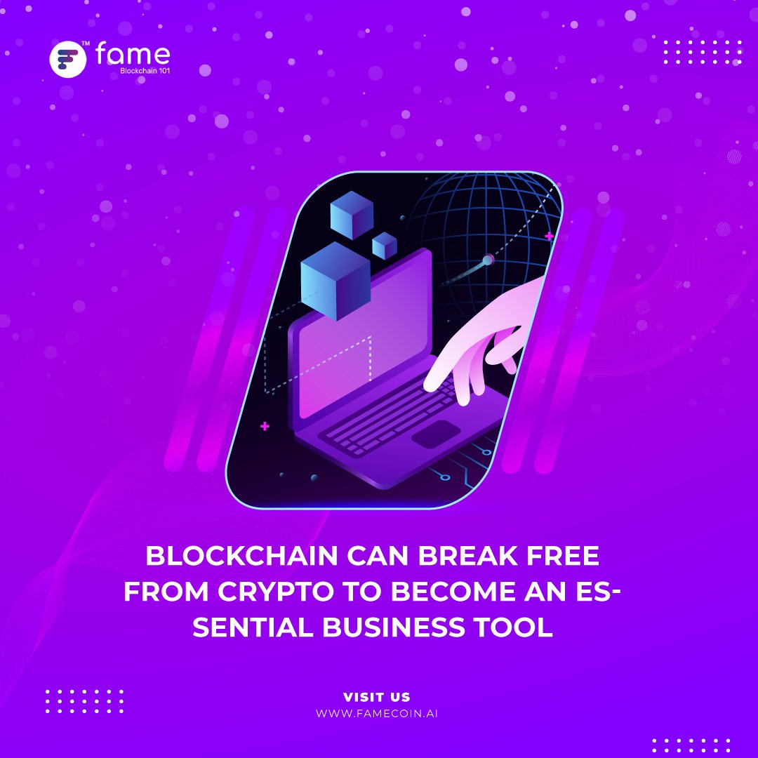 FameInfinity_'s tweet photo. Blockchain can break free from crypto to become an essential business tool

In a low-trust world, blockchain can keep your business safe when dealing with outside parties.

Read More : https://t.co/VQjuOeR7F6 https://t.co/fIy7aq5VcJ