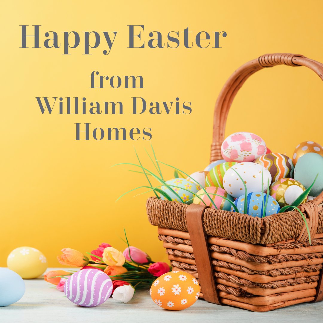 Wishing you all a Happy Easter, from the whole team at William Davis Homes 🥚✨