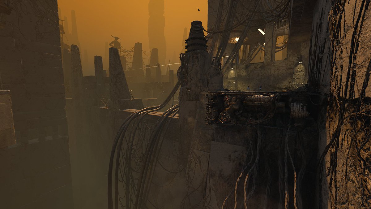 OnimariO1's tweet photo. Returnal has to be the best game I've played since Pathologic 2. Very strong vision, with the production to back it up. It's hard to believe that an AAA game released by Sony isn't another pseudo interactive movie game. And on top of that, it looks absolutely gorgeous. https://t.co/8OuEv5nbZN