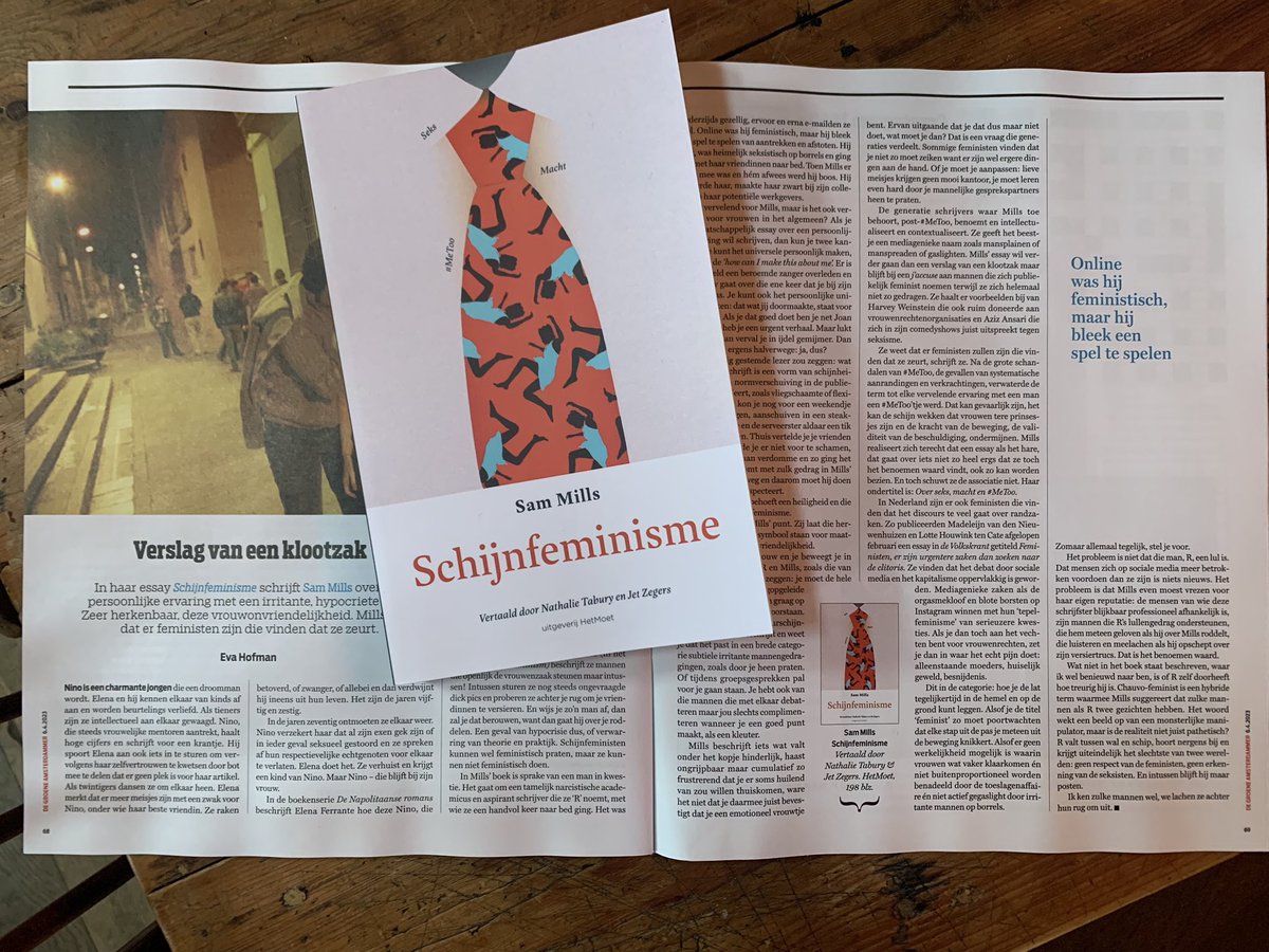 HetMoet_nl's tweet photo. Deze week besproken in @DeGroene SCHIJNFEMINISME - een essay door de Britse auteur @sammillsauthor gebracht in een vertaling door Nathalie Tabury en Jet Zegers. Nu in alle boekhandels.
➡️https://t.co/xpcTV4C1J9
#schijnfeminisme #sammills #vertaling #hetmoet #metoo https://t.co/U6oI8YNUGI