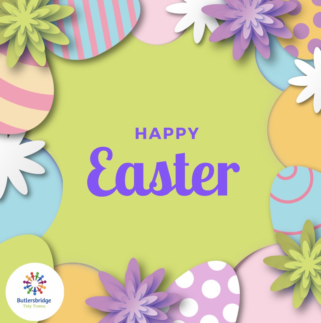 ButlersbridgeTT's tweet photo. Happy Easter everyone!!! 🌸💐🐰 https://t.co/e96o8AwCIS