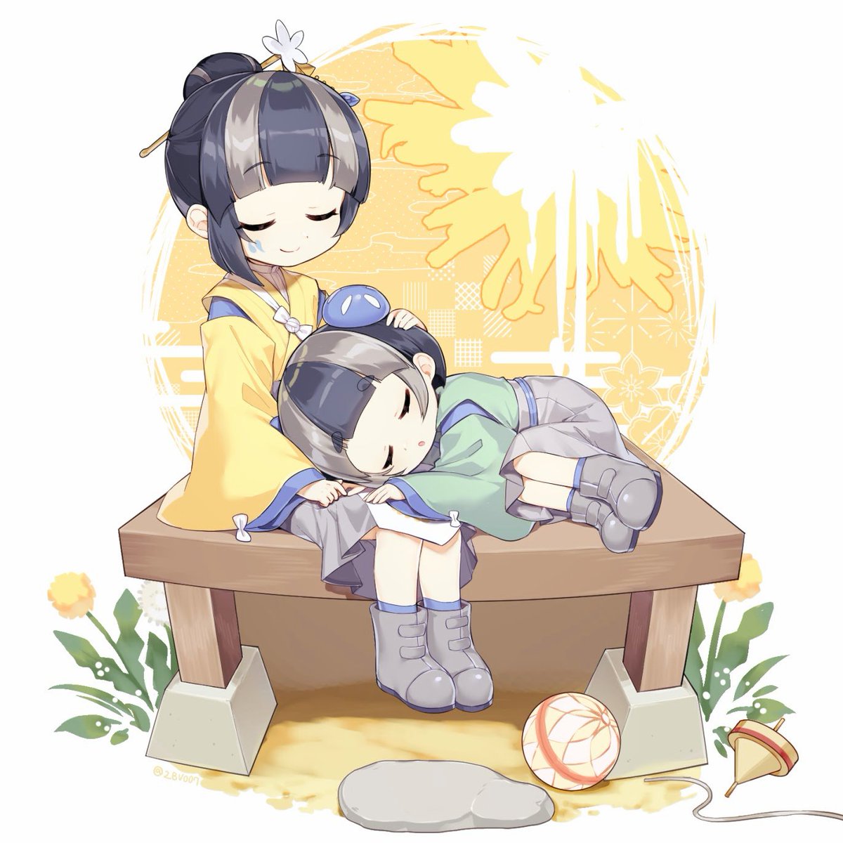 2BV007's tweet photo. 夢の中
 #まいごえん図工部 
修正＆再投稿ですすみません💦 https://t.co/iPZ81oiGR3