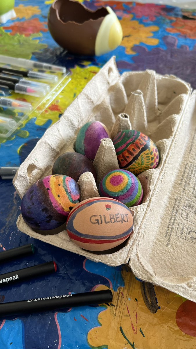 tgould12's tweet photo. Happy Easter! @EnglandRugby @GILBERT_RUGBY @happyeggshaped https://t.co/jDfKO8HcDf