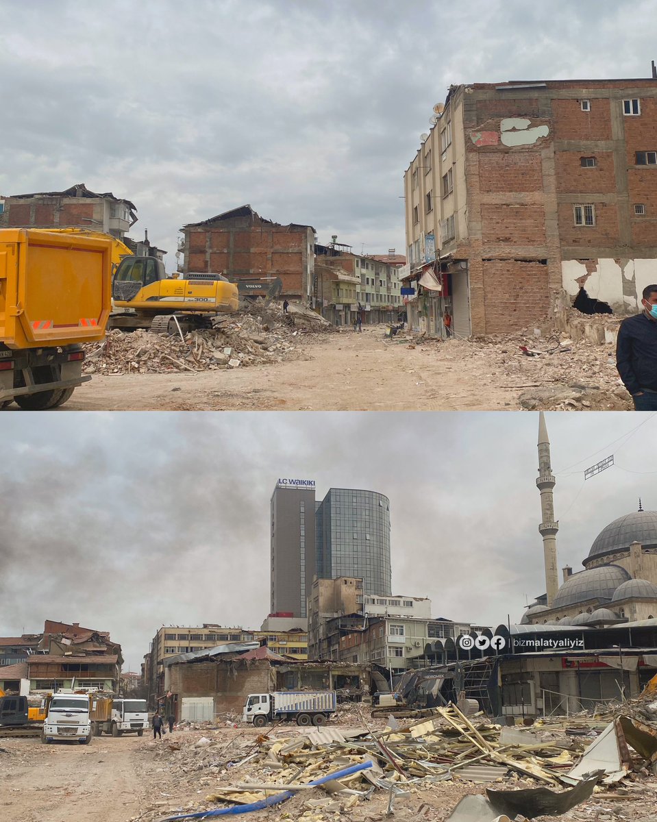 bizmalatyaliyiz's tweet photo. Malatya nasıl diyenlere… Gözü kapalı gezdiğimiz sokaklar artık yok, o sokakların adı yok artık 😔 https://t.co/Ywmu68ZXnq