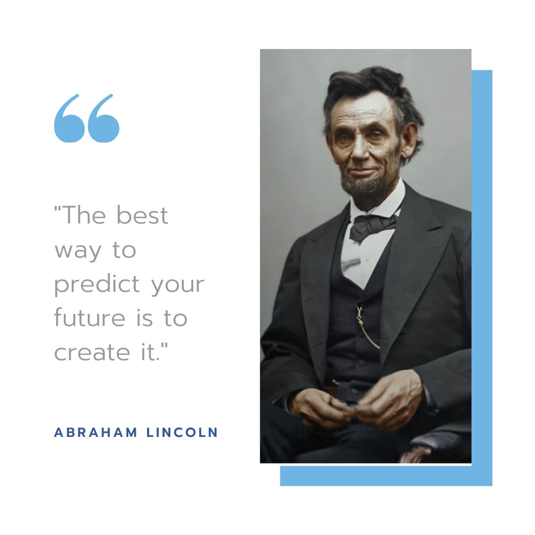 GlobalCoreM's tweet image. "The best way to predict your future is to create it."