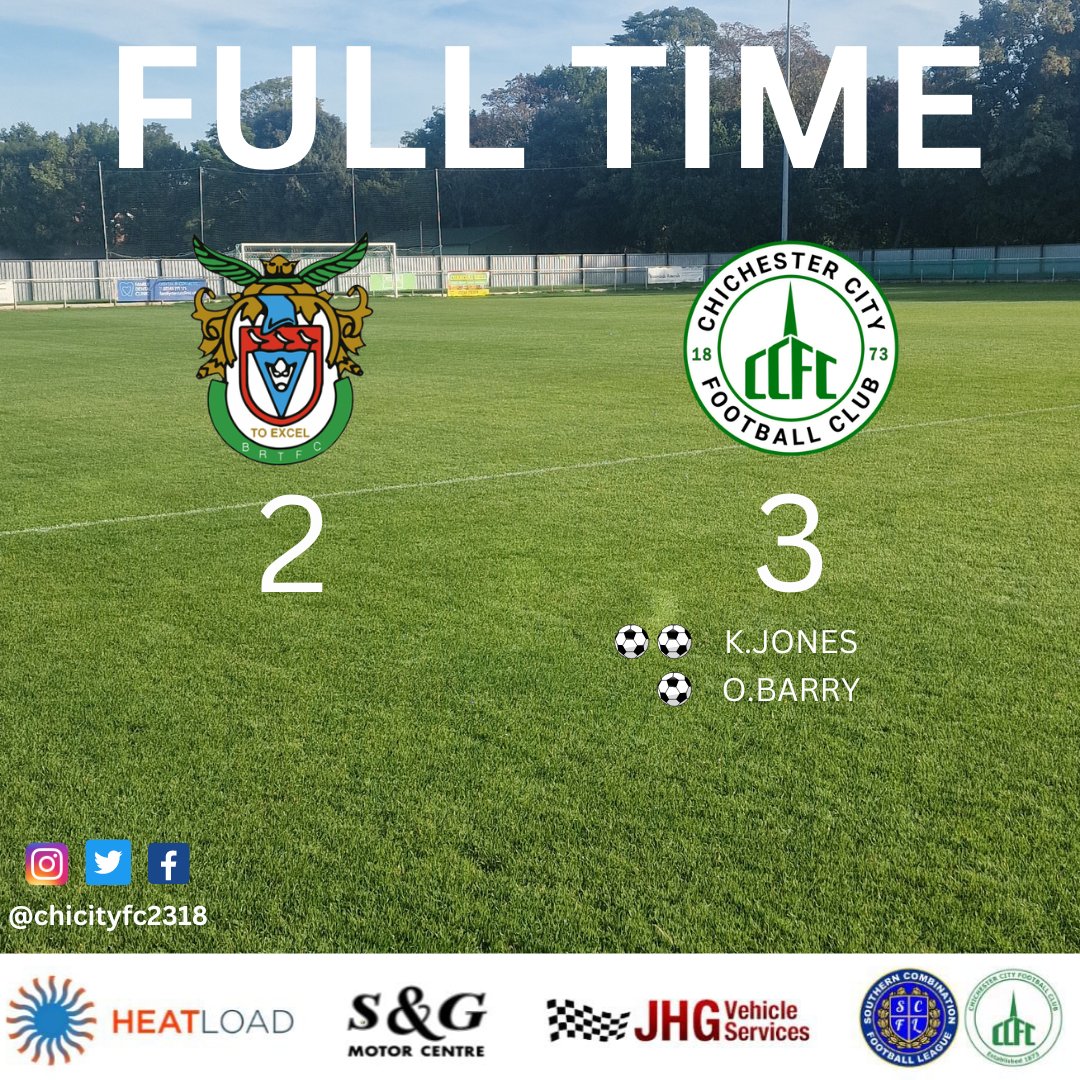 The final whistle blows with a big turnaround from our U18s! Puts us 5 points clear at the top of the league! 

#UpTheChi 🟢⚪️