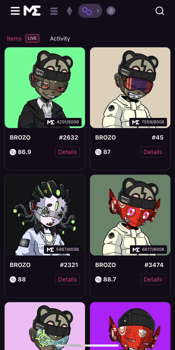 RARITY IS HERE! We’re beta testing our new rarity feature with <a href="/BrozoNFT/">BROZO</a> 

Let us know any feedback and which collection we should deploy rarity to next 👀

 magiceden.io/collections/po…