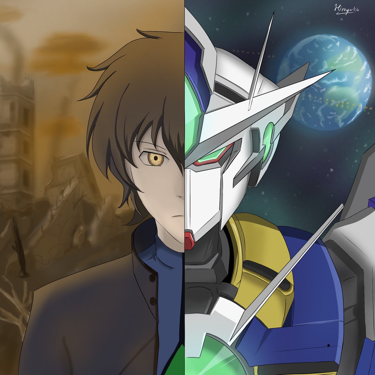 _Hiroyukiiii_'s tweet photo. "Peace cannot be kept by force, it can only be achieved by understanding."
-Setsunab F. Seiei
:Forget to update here :)
-----------------------------------
Setsuna F. Seiei | Hiroゆき
#gundamoo
#illustration
#fanart 
#pixiv https://t.co/UPevPuDVKx https://t.co/IBbGRw1ptU