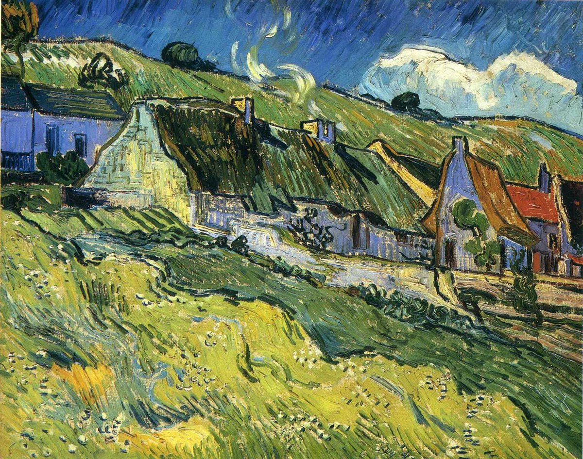 impression_ists's tweet photo. Vincent van Gogh - A Group of Cottages https://t.co/AD3dY3KM6v