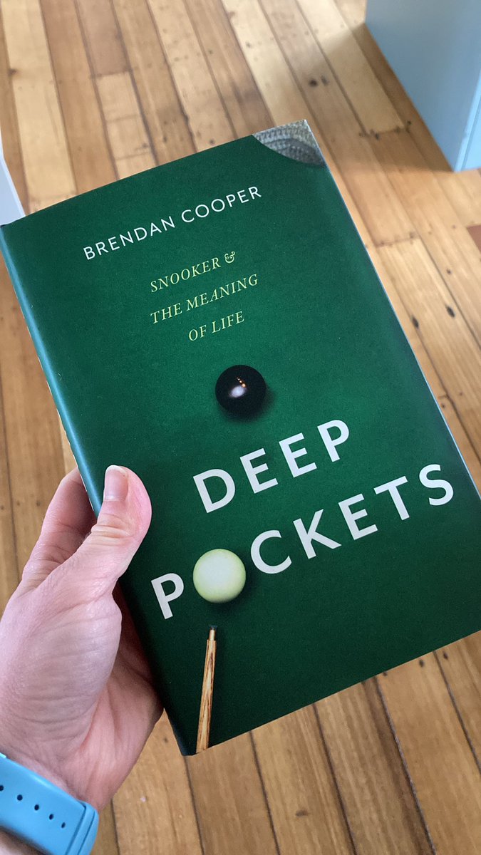 annierigby's tweet image. This is a properly excellent book. It is the most profound book I have ever read about #snooker. Not a high bar, I know. But honestly - get yourself a copy. Glorious stuff.
#DeepPockets