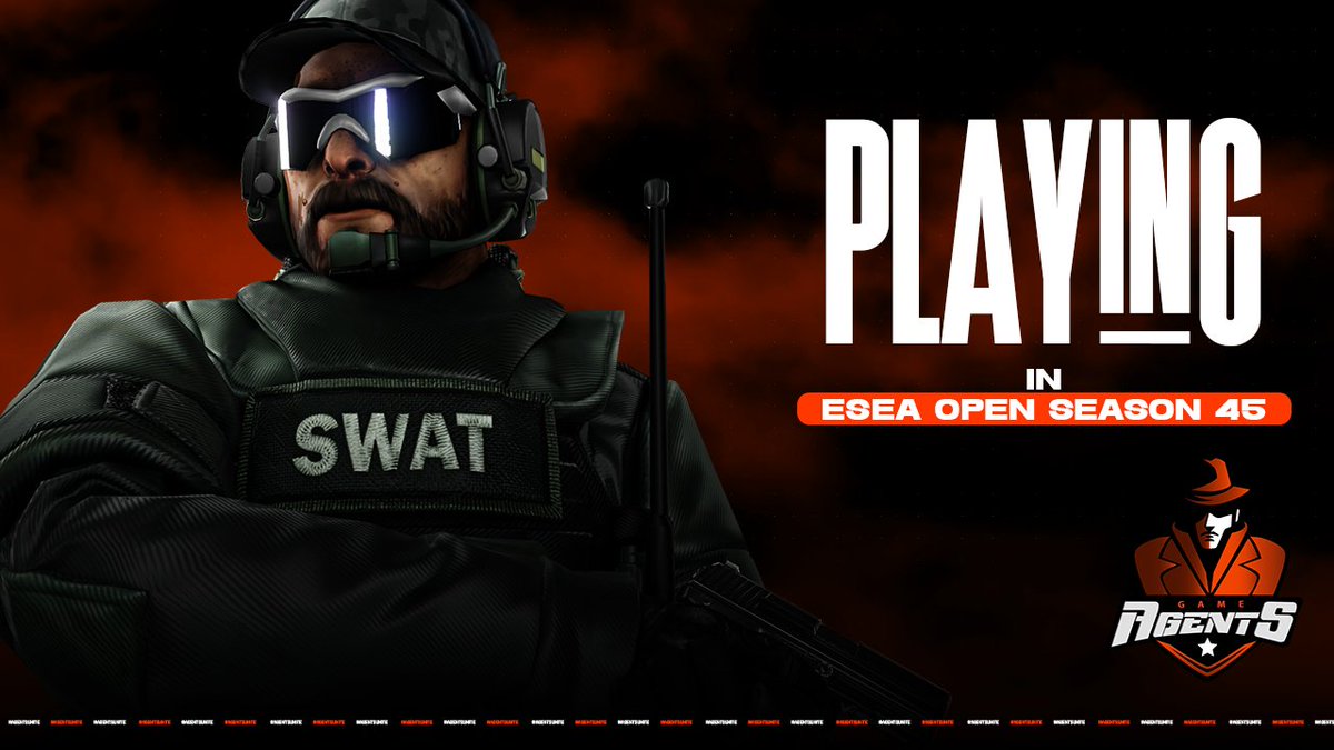 The Agents are ready for Esea Open Season 45 🧡

Our first game it's today, see ya later!

#agentsunite