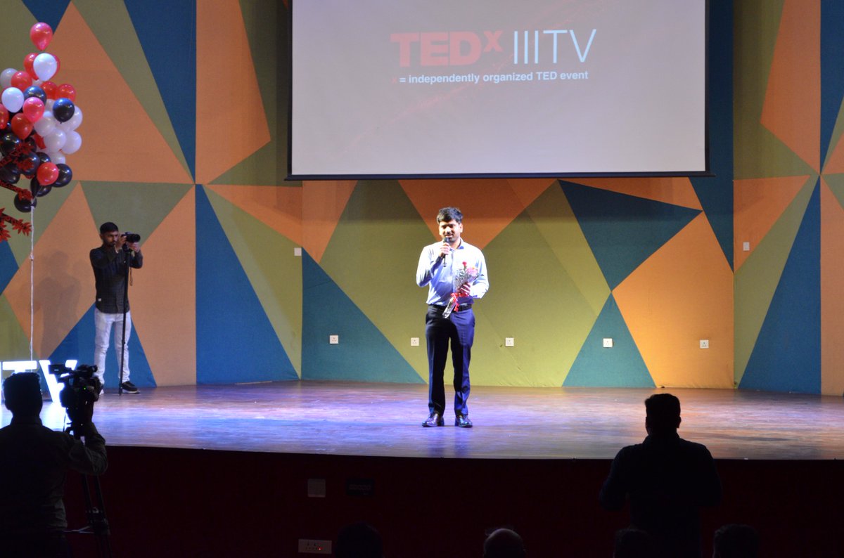 IIITVadodarasm's tweet photo. Few glimpses of TEDxIIITV 2023! 

Our speakers, Nandini Agrawal - CA Final AIR 1, and Anuj Kumar Sharma - Software engineer &amp; educator, explored "Unleash Your Passion." 

#TEDx #UnleashYourPassion #iiitv #tedxiiitv https://t.co/1bjYsKD5en