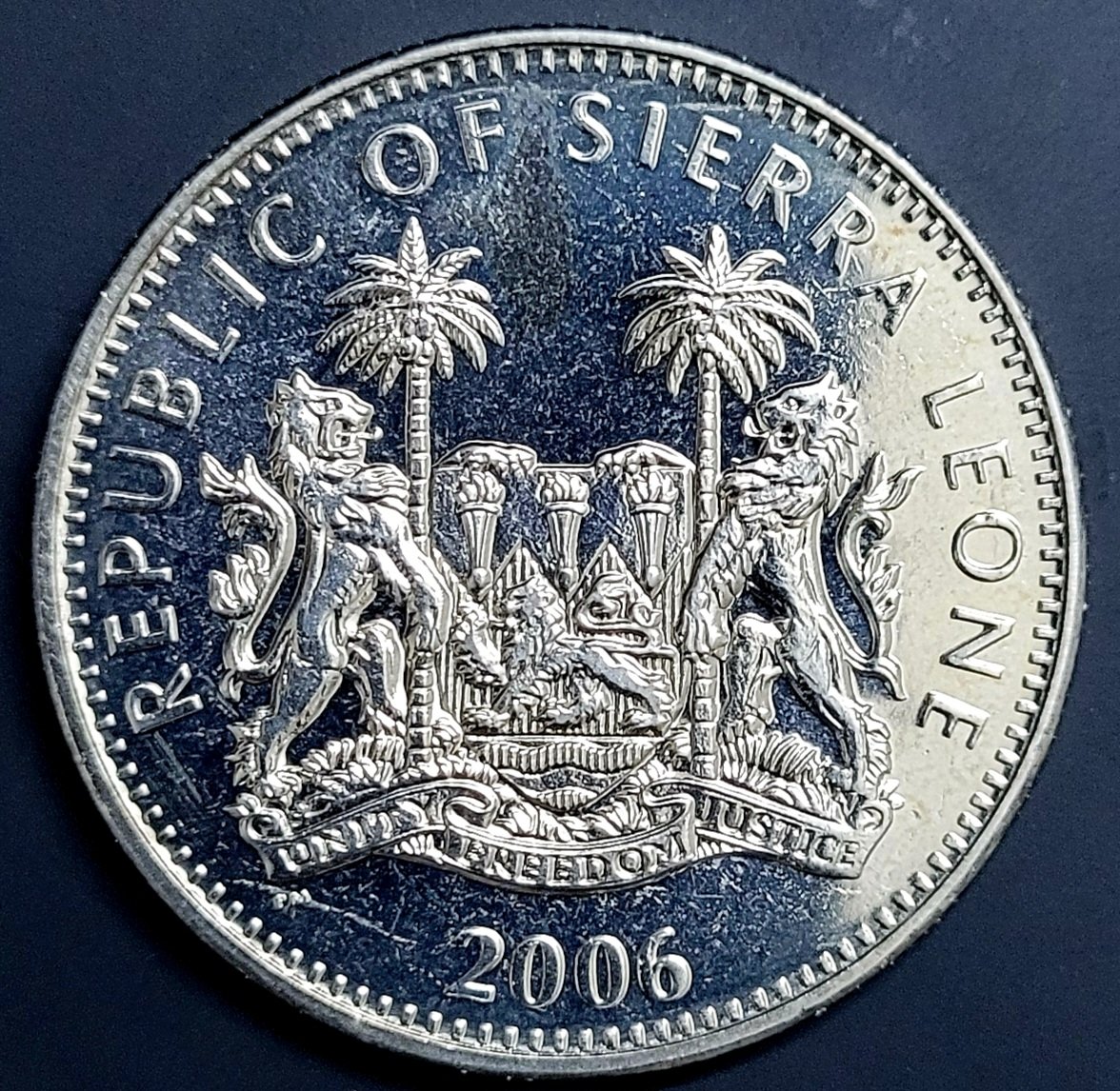 Goldenweblinks's tweet photo. Sierra Leone 1 Dollar Coins UNC https://t.co/VhM7IAYNkN