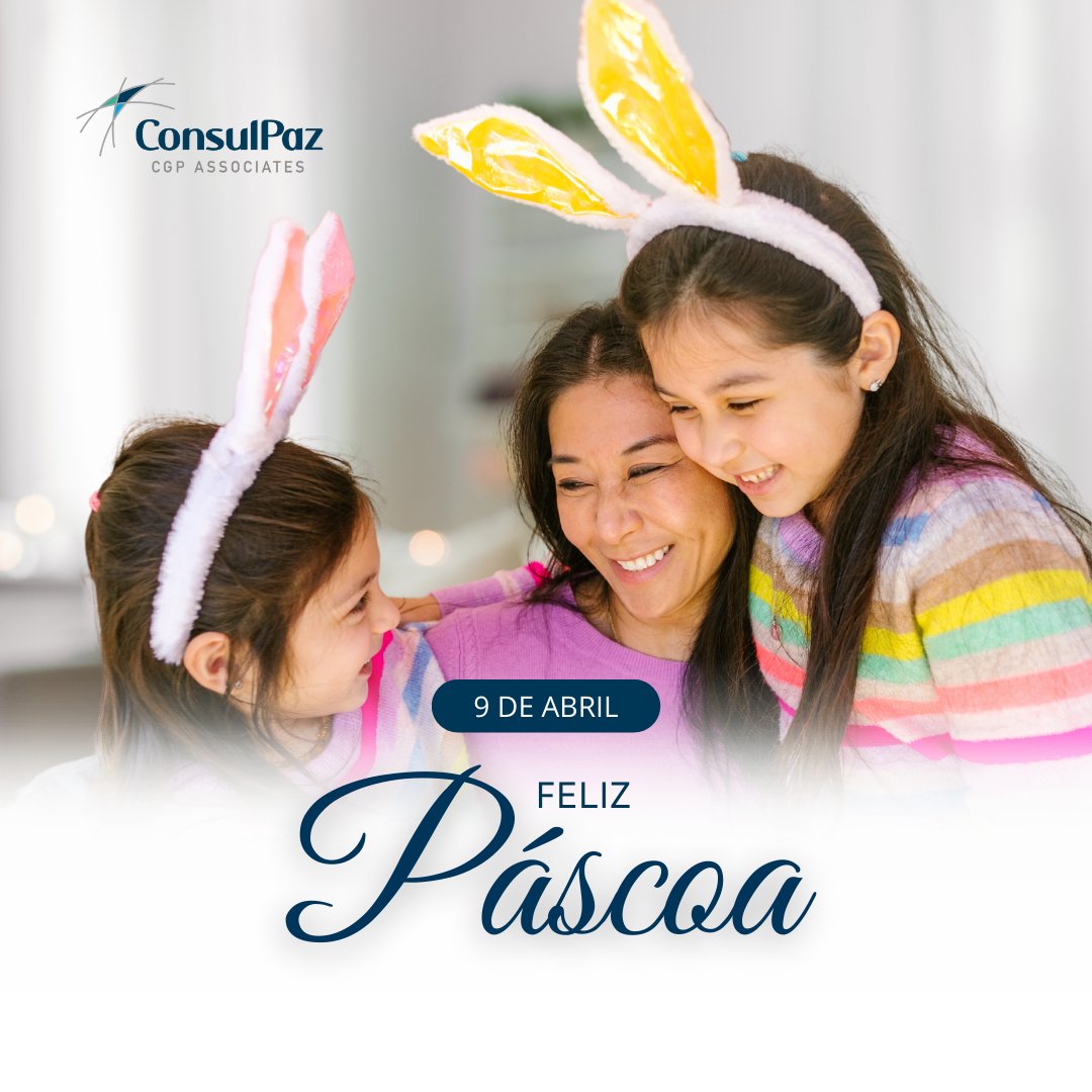 ConsulPaz's tweet photo. Desejamos a todos um domingo de Páscoa repleto de momentos especiais e muita doçura. 

Que esta data seja uma oportunidade para estar junto de pessoas queridas, compartilhando amor e alegria. 

Feliz Páscoa! 🐰

#consulpaz #consultoria #gestao #pascoa2023 https://t.co/c1qEFK2nnb