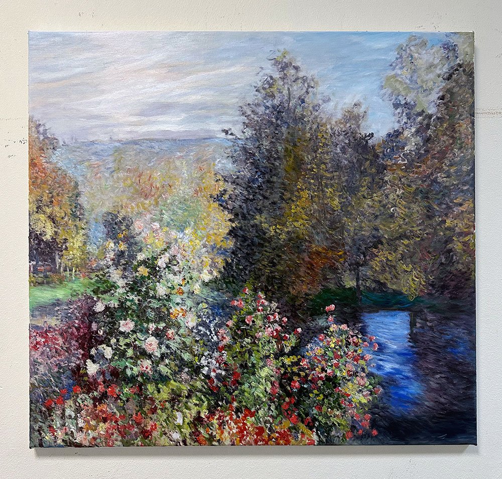DasArtRu's tweet photo. Копия картины Клода Моне "Уголок сада" 🎨

#дасарт #dasart #копиикартин #моне #клодмоне #картинамаслом https://t.co/xiYJ0nYVnK https://t.co/aV4wjjnhNX
