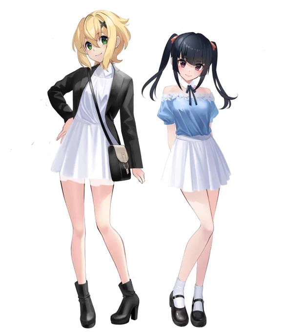 毎日お絵かき2006日目  推しにかわいい服を着させよ( ˘ω˘ )     #シンフォギア 
