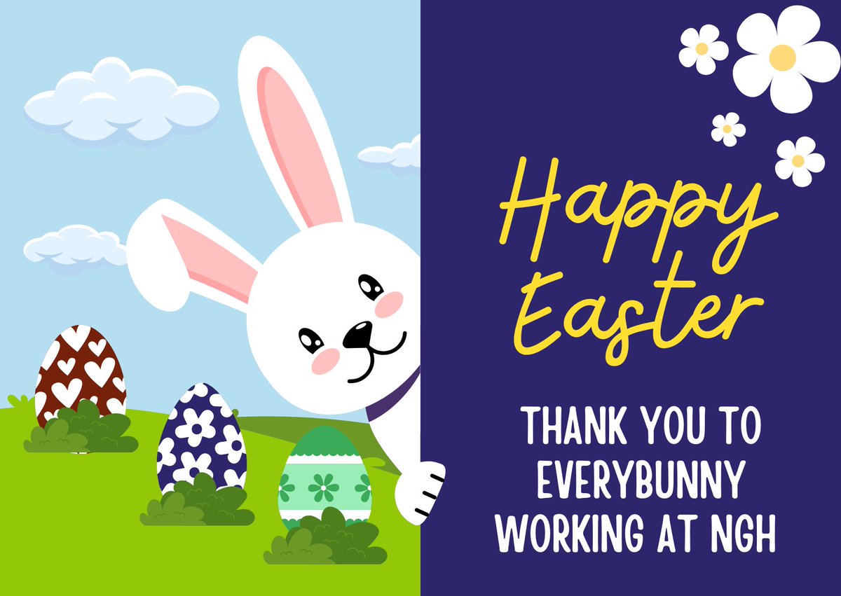 THANK YOU to our Eggcellent staff working over the busy Easter Bank Holiday at <a href="/NGHnhstrust/">Northampton General Hospital 💙</a> 👏 #teamNGH <a href="/NGH_ACPs/">NGH ACPs</a> <a href="/HeidiSmoult/">Heidi Smoult</a> @NOdongo1 <a href="/debshan65/">Debbie Shanahan🌈💙</a> @JoSmith59227815
