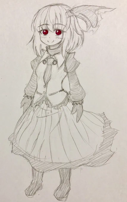 ルーミアちゃんの過去絵( ˙꒳​˙  ) 
