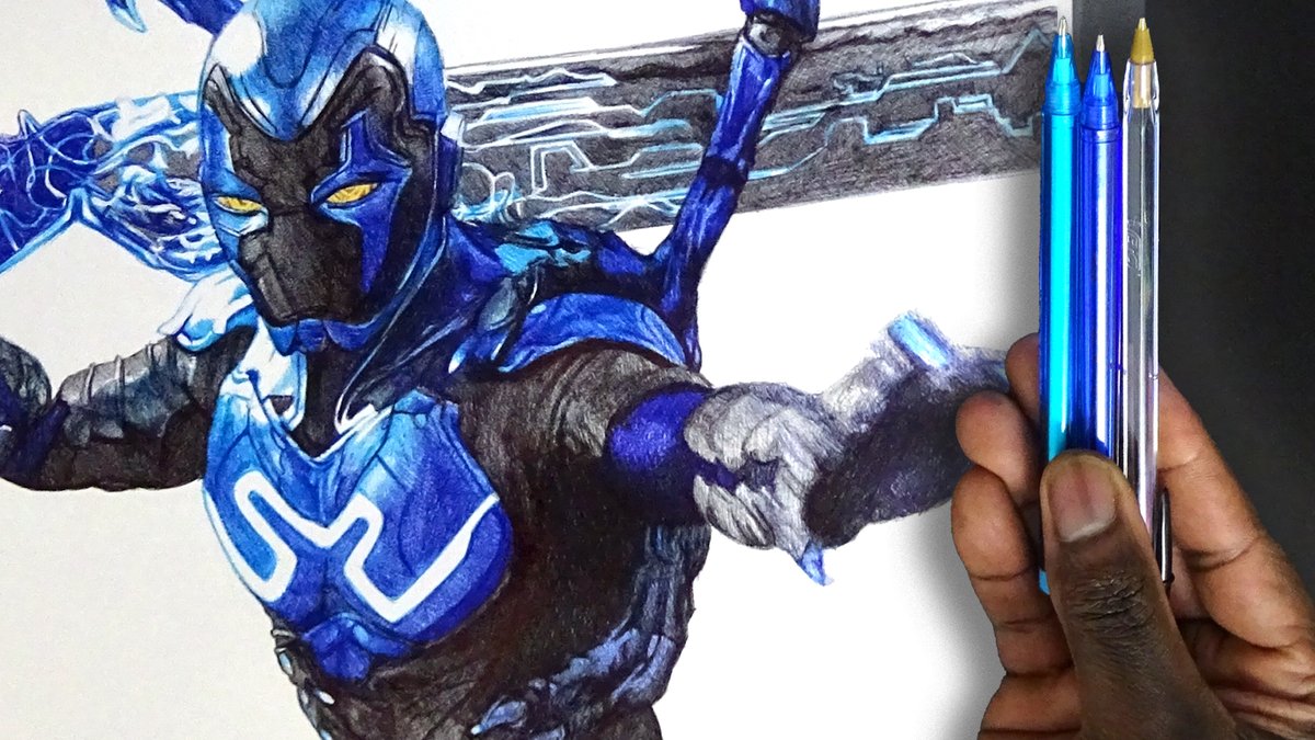 Drawing BLUE BEETLE Using Ballpoint Pens!

Video: youtu.be/kDMWVSzqb8k

#BlueBeetle #art #drawing 

MORE THAN JUST A PEN