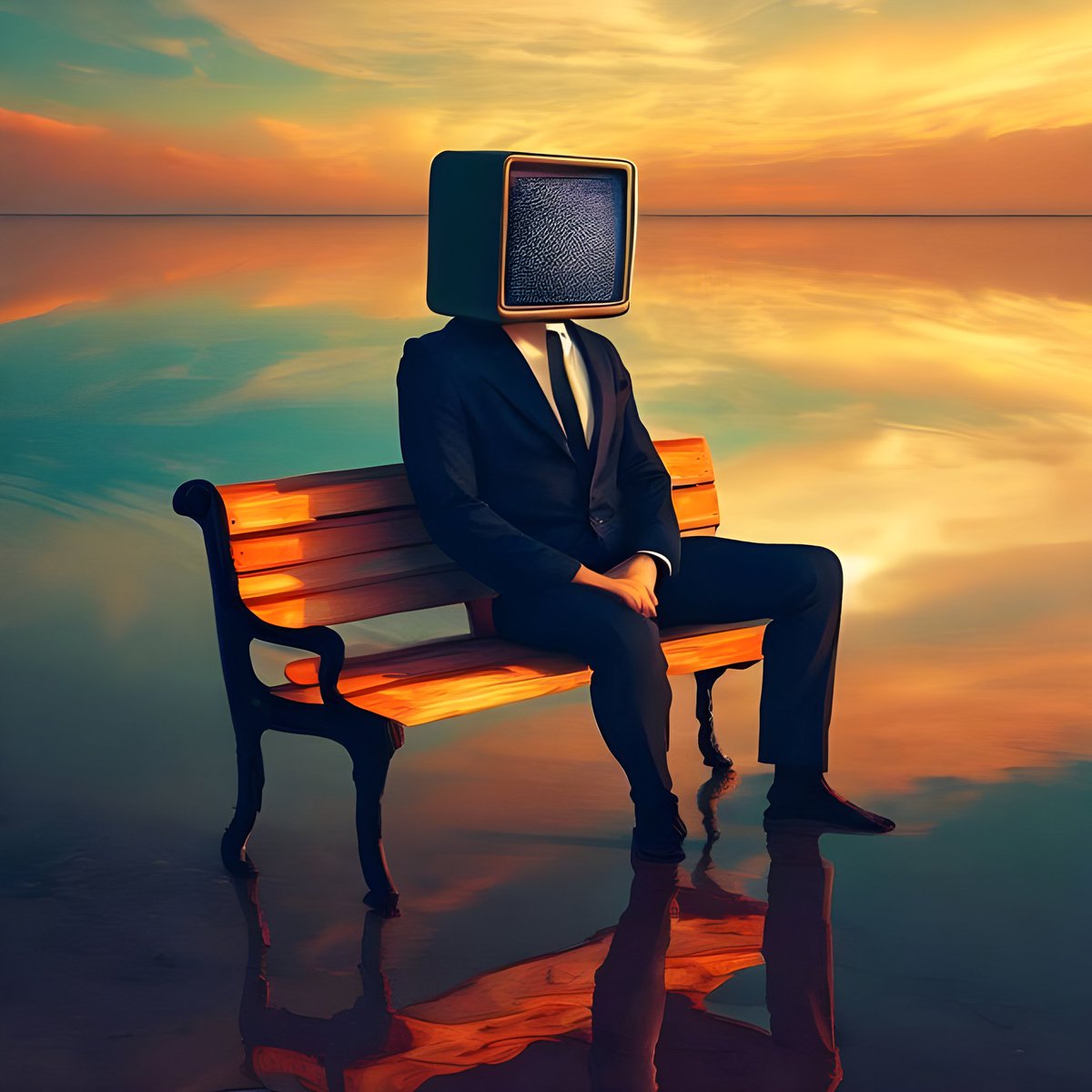 "VisionHead - Reflective Bliss - made with @NightCafeStudio 

#aiart #nightcafe #digitalart creator.nightcafe.studio/creation/AhSZz…