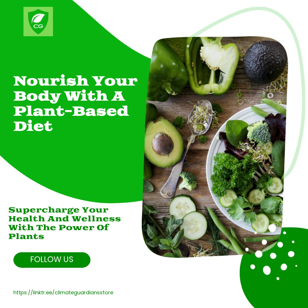 Here are some benefits of eating plant-based: 

-Rich in vitamins and minerals
-Shown to reduce risk of various diseases
-Plant proteins are more sustainable than animal proteins. 

#climateguardiansstore #vegan #healthyfoods #eatinghealthy #sustainablediet #plantbased