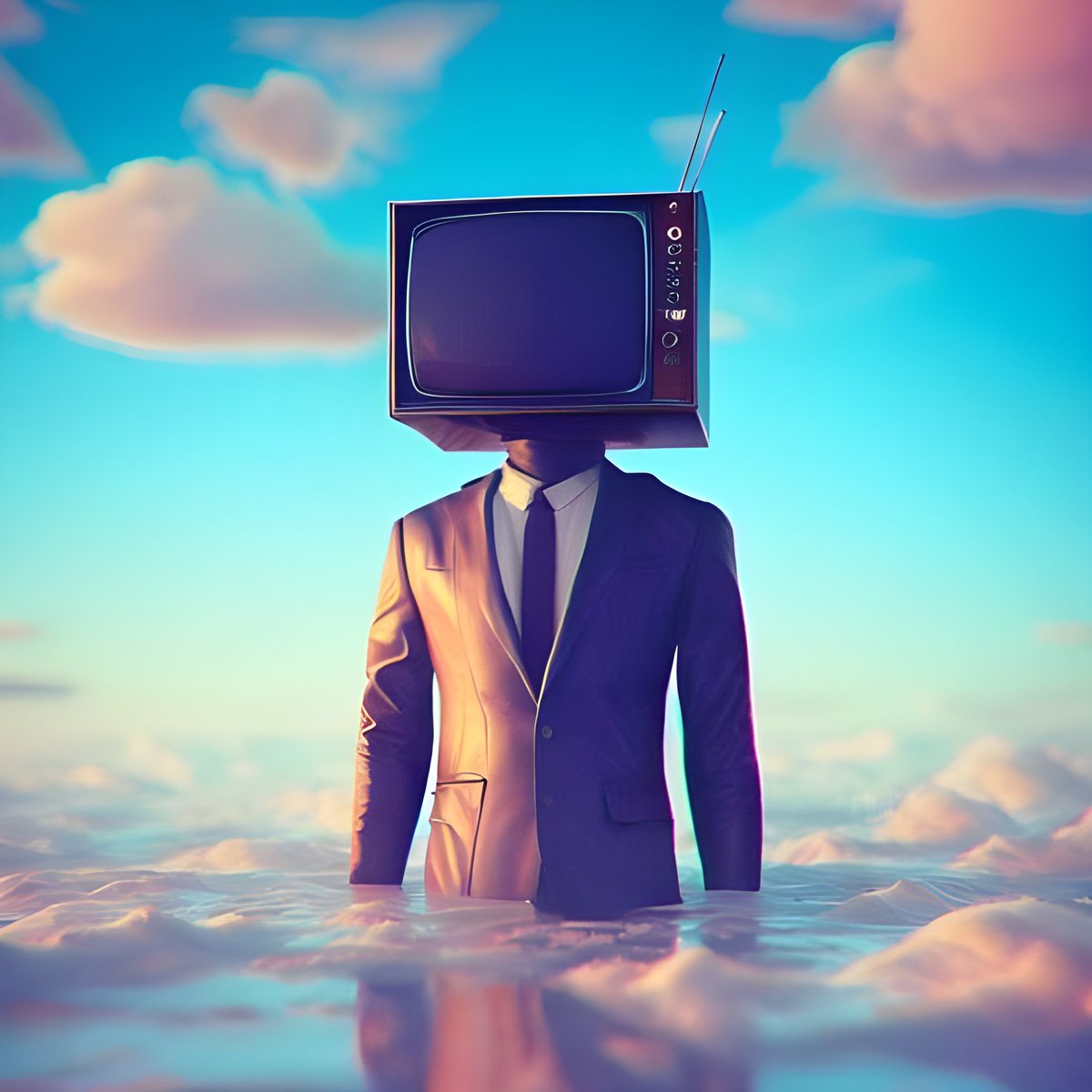 "VisionHead - in the Clouds - made with @NightCafeStudio 

#aiart #nightcafe #digitalart creator.nightcafe.studio/creation/28JP5…